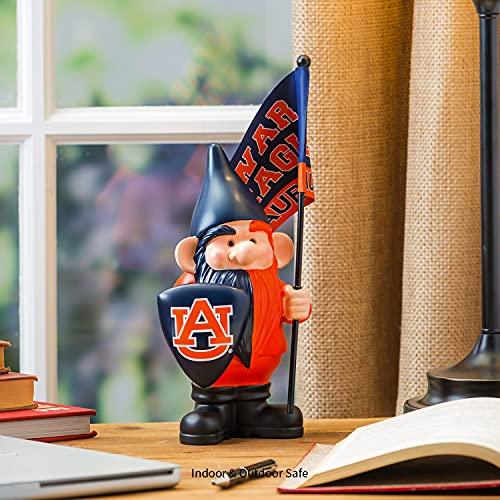 Team Sports America Auburn University, Flag Holder Gnome - 757 Sports Collectibles