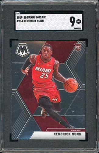 Heat Kendrick Nunn 2019 Panini Mosaic #234 Rookie Card Graded Mint 9! SGC - 757 Sports Collectibles