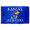 College Flags & Banners Co. Kansas Jayhawks Wordmark Flag - 757 Sports Collectibles