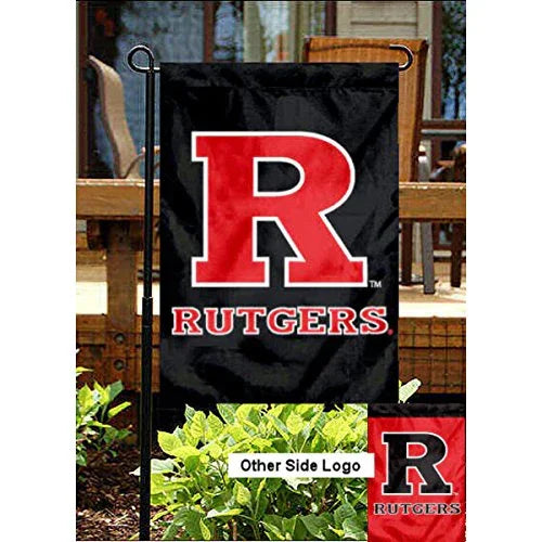 College Flags & Banners Co. Rutgers Scarlet Knights Garden Flag - 757 Sports Collectibles