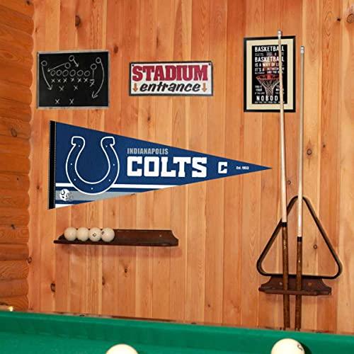 WinCraft Indianapolis Colts Pennant Banner Flag - 757 Sports Collectibles