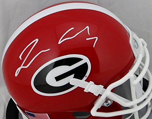 Lorenzo Carter Autographed Georgia Bulldogs Schutt Mini Helmet- JSA W Auth White - 757 Sports Collectibles