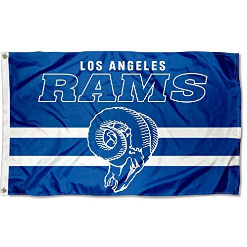 WinCraft Rams Throwback Vintage Retro 3x5 Banner Flag - 757 Sports Collectibles