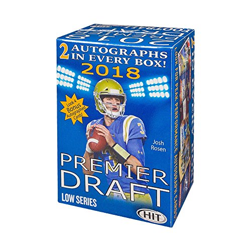 2018 Sage Hit Premier Draft Low Series Football Blaster Box - 757 Sports Collectibles