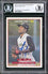 Giants Lucius Fox Signed 2016 Topps Heritage Minors #132 Rookie Card BAS Slabbed - 757 Sports Collectibles