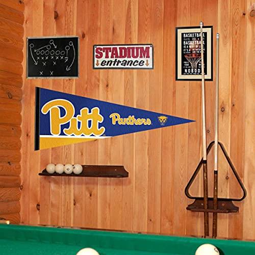 College Flags & Banners Co. Pittsburgh Pennant Full Size Felt - 757 Sports Collectibles