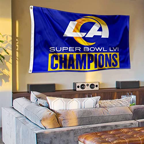 WinCraft Los Angeles Rams Super Bowl Champions 3x5 Flag - 757 Sports Collectibles