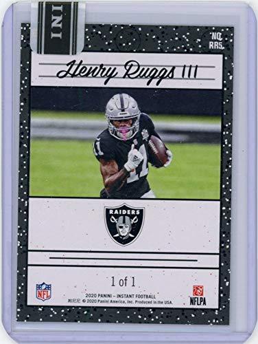 Henry Ruggs III 2020 Panini Instant Football Rated Rookie Card 1/1 - 757 Sports Collectibles