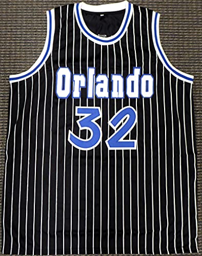 Orlando Magic Shaquille O'Neal Autographed Black Jersey Signed on #2 Beckett BAS Stock #191131 - 757 Sports Collectibles