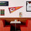Kansas City Chiefs Pennant Banner and Wall Tack Pads - 757 Sports Collectibles