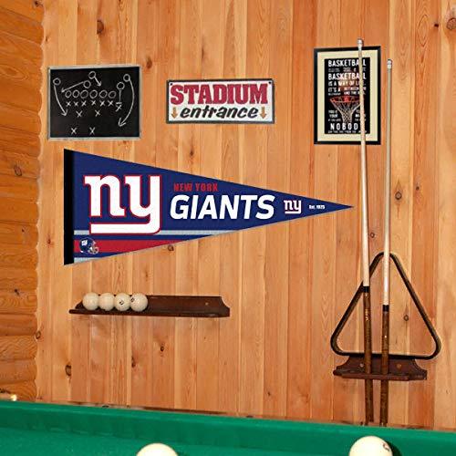 WinCraft New York Giants Pennant Banner Flag - 757 Sports Collectibles