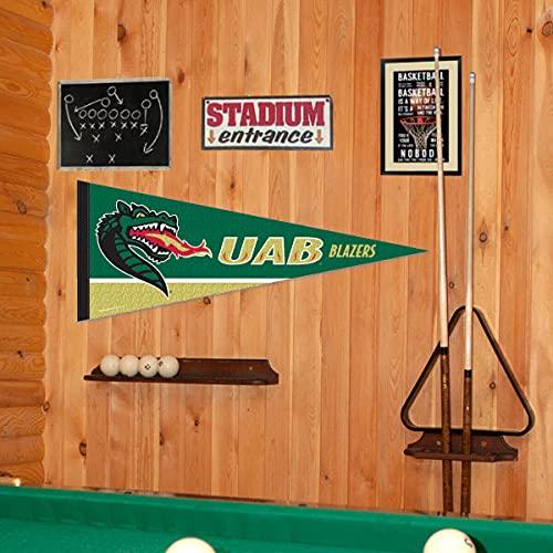 College Flags & Banners Co. UAB Pennant Full Size Felt - 757 Sports Collectibles