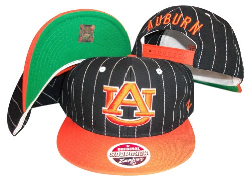 Auburn Tigers Super Pinstripe Adjustable Snapback Hat / Cap