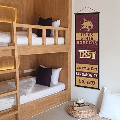 Texas State Bobcats Banner and Scroll Sign - 757 Sports Collectibles