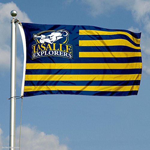 LaSalle Explorers Stars and Stripes Nation Flag - 757 Sports Collectibles