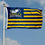LaSalle Explorers Stars and Stripes Nation Flag - 757 Sports Collectibles