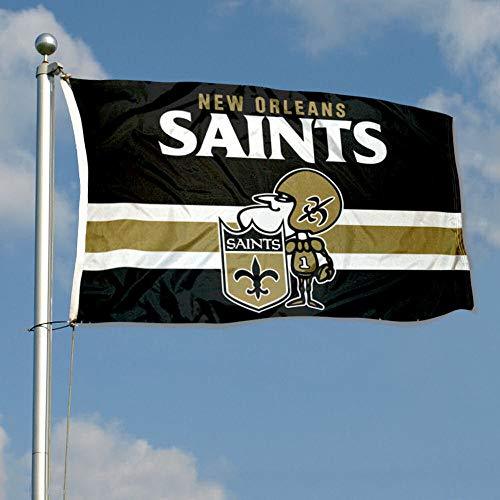 WinCraft Saints Throwback Vintage Retro 3x5 Banner Flag - 757 Sports Collectibles