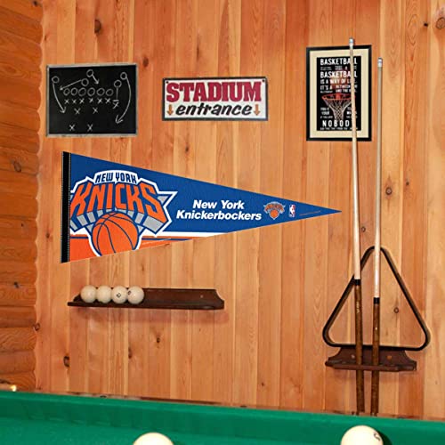 WinCraft New York Knicks Pennant Full Size 12" X 30" - 757 Sports Collectibles