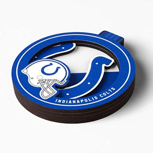YouTheFan NFL Indianapolis Colts 3D Logo Series Ornament - 757 Sports Collectibles