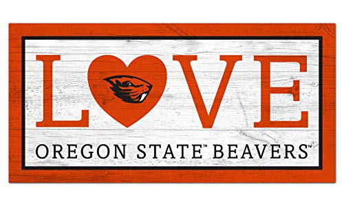 Fan Creations NCAA Oregon State Beavers Unisex Oregon State Love Sign, Team Color, 6 x 12 - 757 Sports Collectibles
