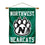 Northwest Bearcats House Flag and Wood Banner Pole Set - 757 Sports Collectibles