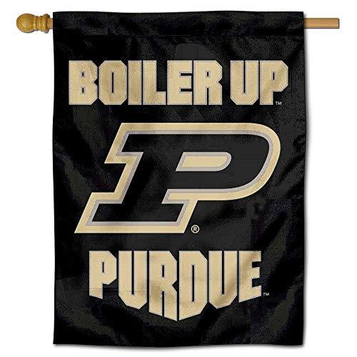 College Flags & Banners Co. Purdue Boiler Up Double Sided House Flag - 757 Sports Collectibles