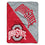 The Northwest Company Ohio State Buckeyes "Halftone" Micro Raschel Throw Blanket, 46" x 60" , Red - 757 Sports Collectibles