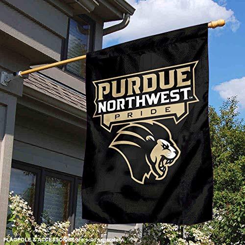College Flags & Banners Co. Purdue Northwest Pride Double Sided House Flag - 757 Sports Collectibles