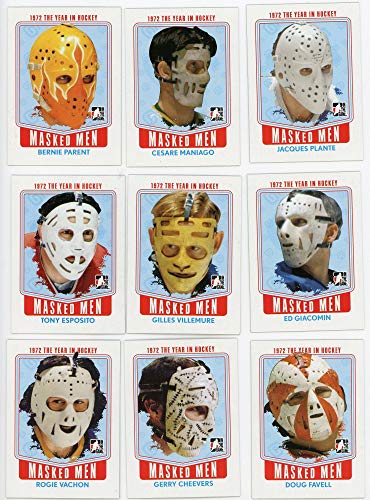 2009-10 In The Game 1972 Year In Hockey Masked Men 10 Card Insert Set - 757 Sports Collectibles