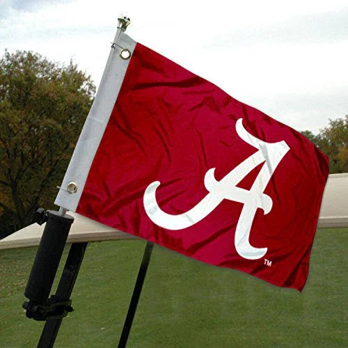 College Flags & Banners Co. Alabama Golf Cart and Boat Flag - 757 Sports Collectibles