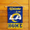 WinCraft Los Angeles Rams Welcome Home Decorative Garden Flag Double Sided Banner - 757 Sports Collectibles