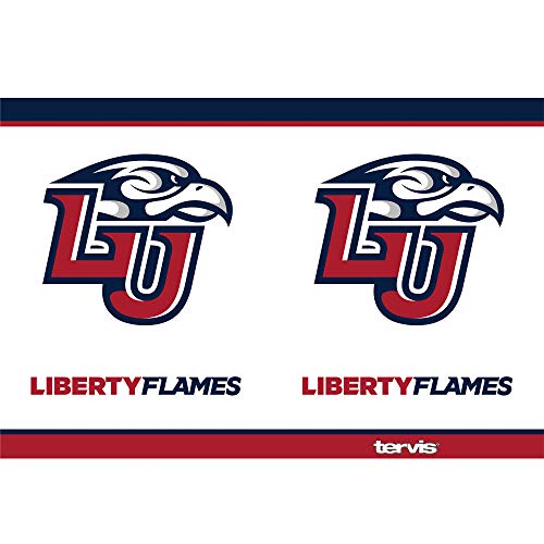 Tervis NCAA Liberty Flames Tradition Stainless Steel Insulated Tumbler with Lid, 30 oz, Silver - 757 Sports Collectibles