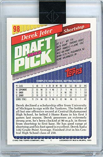 Derek Jeter 2020 Topps Transcendent Captain 1993 Topps Rookie BuyBack Autograph 23/40 - 757 Sports Collectibles