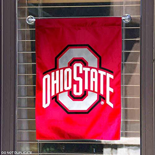OSU Buckeyes Red Garden Flag and Yard Banner - 757 Sports Collectibles