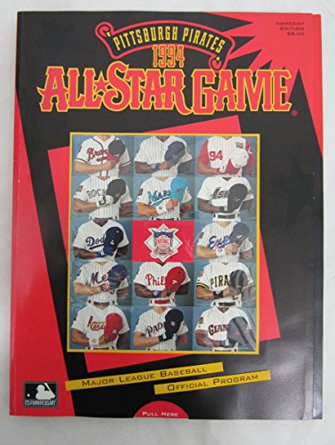 1994 MLB All Star Game Program Pittsburgh Pirates 135174