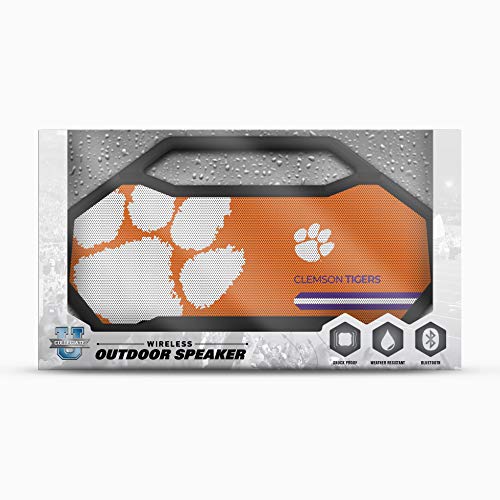 NCAA Clemson Tigers XL Wireless Bluetooth Speaker, Team Color - 757 Sports Collectibles