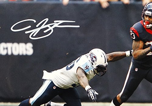 Arian Foster Autographed Texans 8x10 Running Against Titans Photo- JSA W Auth - 757 Sports Collectibles
