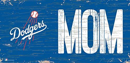 Fan Creations MLB Chicago Cubs Unisex Los Angeles Dodgers MOM Sign, Team Color, 6 x 12 - 757 Sports Collectibles