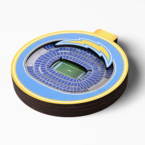 YouTheFan NFL Los Angeles Chargers 3D StadiumView Ornament - 757 Sports Collectibles