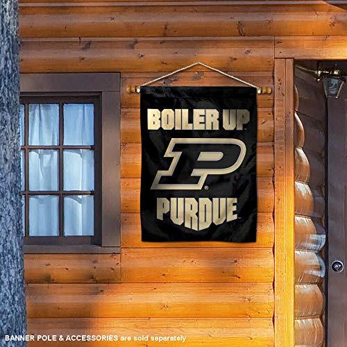 College Flags & Banners Co. Purdue Boiler Up Double Sided House Flag - 757 Sports Collectibles