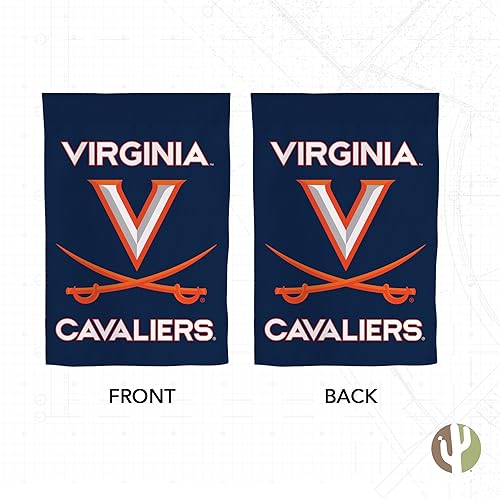 University of Virginia Garden Flag Cavaliers UVA Wahoos Banner 100% Polyester (Design C) - 757 Sports Collectibles