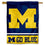 Michigan Wolverines Go Blue House Flag Banner - 757 Sports Collectibles