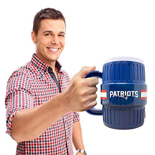 NFL New England Patriots Unisex Water Cooler Mug, Team Color, 40-Ounces - 757 Sports Collectibles