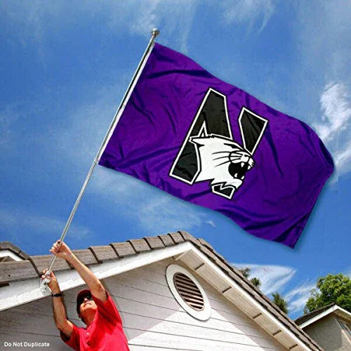 College Flags & Banners Co. Northwestern Wildcats Flag - 757 Sports Collectibles