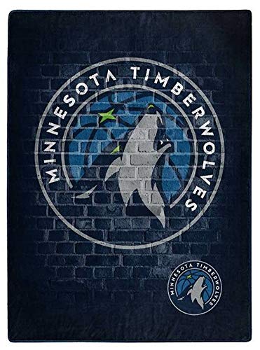 Northwest Company Minnesota Timberwolves Street Raschel Throw Blanket, Multicolor, 60"" x 80""", 1NBA680010016RET - 757 Sports Collectibles