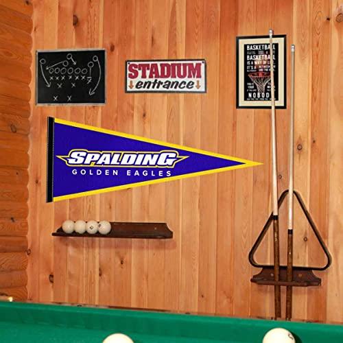 College Flags & Banners Co. Spalding Golden Eagles Pennant - 757 Sports Collectibles