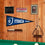College Flags & Banners Co. Ithaca Bombers Pennant - 757 Sports Collectibles
