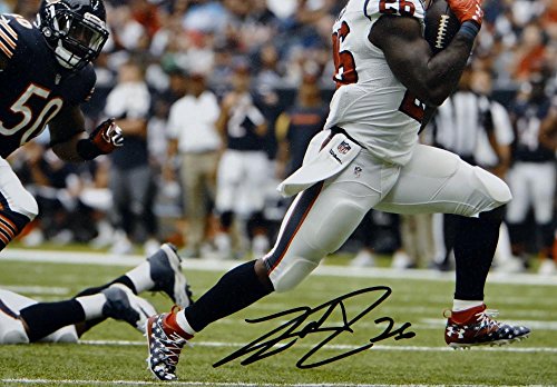 Lamar Miller Autographed Black Houston Texans 8x10 Running Photo- JSA W Auth - 757 Sports Collectibles