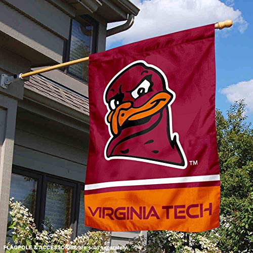Virginia Tech Hokies Hokie Logo House Flag Banner - 757 Sports Collectibles