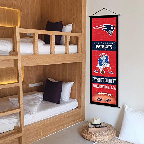 New England Patriots Banner and Scroll Sign - 757 Sports Collectibles